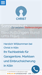 Mobile Screenshot of christ-handwerk.de